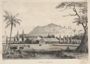Santa Lucía, 1855